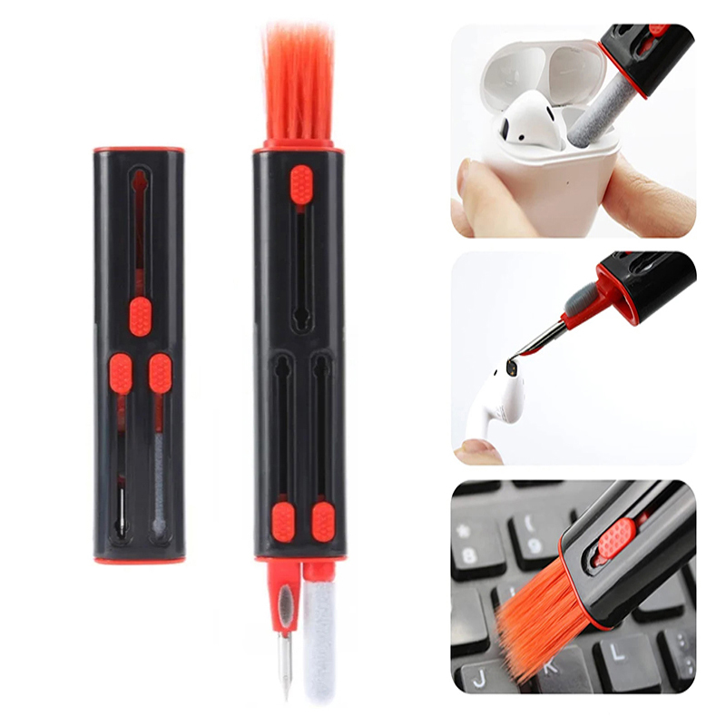 Laptop Accessories Cleaning Kit - 3-in-1 oortelefoonreiniger Borstelset Camera Telefoon Tablet