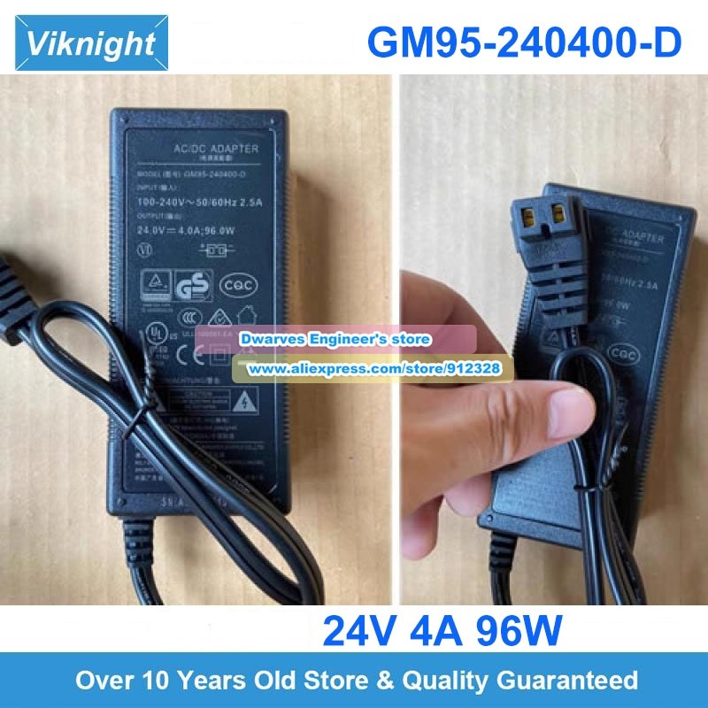 Laptop Accessories Uk - GM95-240400-D AC-adapter 24V 4A 96W laptoplader
