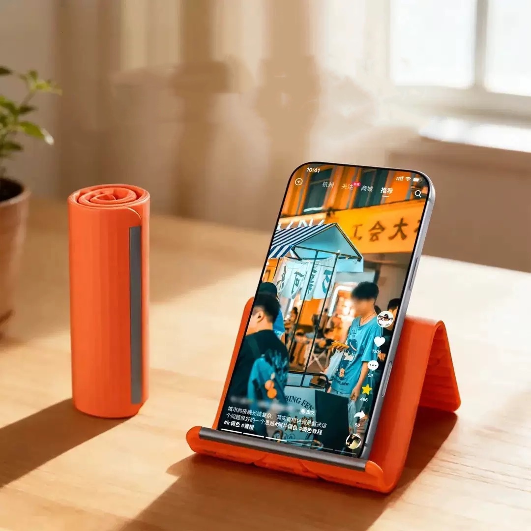 Laptop Stand Portable - Luie draagbare telefoonstandaard Siliconen desktop-tabletlaptophouder Creatieve