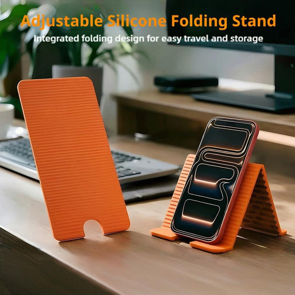 Laptop Stand Portable - Flexibele opvouwbare siliconen telefoonhouder voor iPhone,