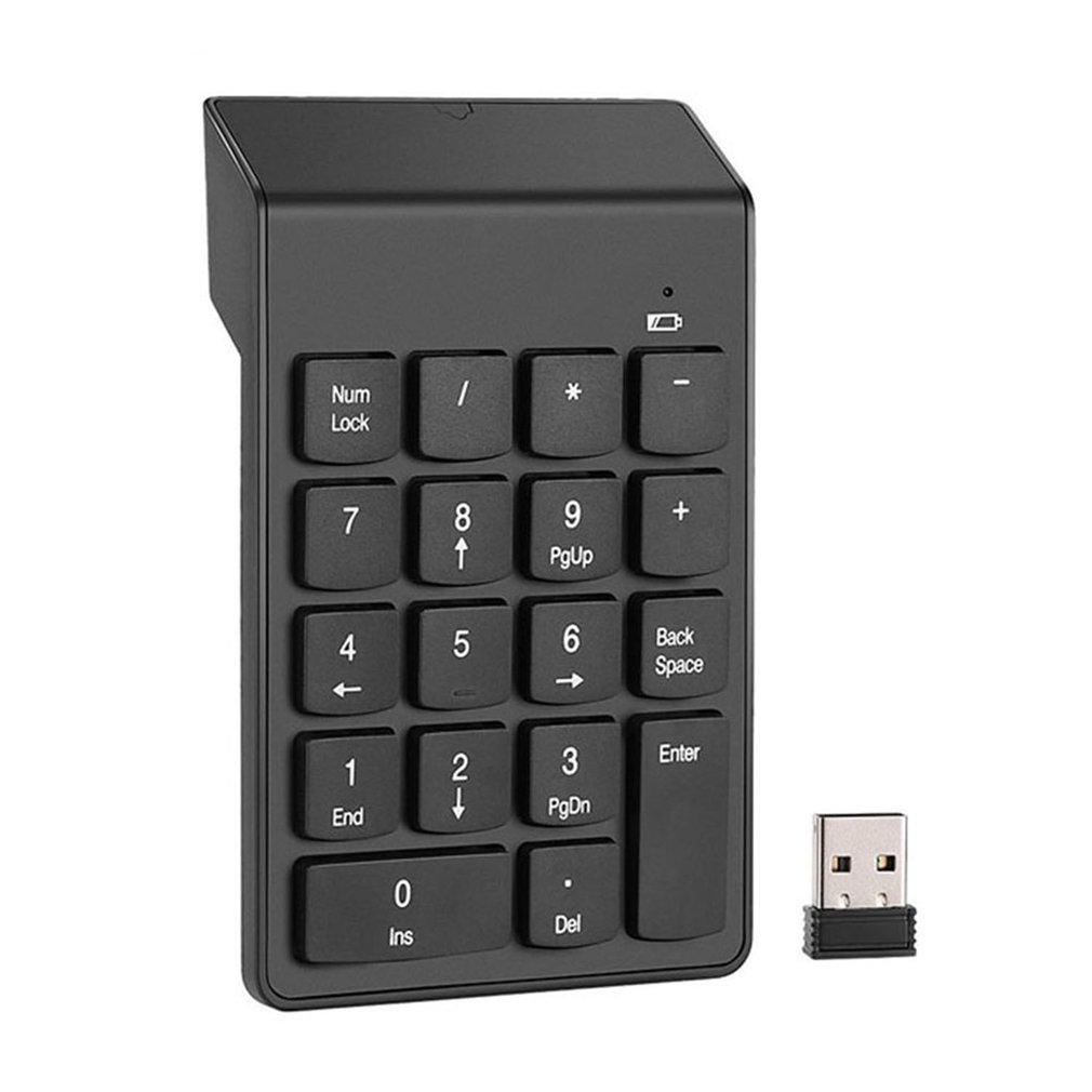 Laptop Accessories Uk - 18 toetsen 2.4G draadloos toetsenbord Mini