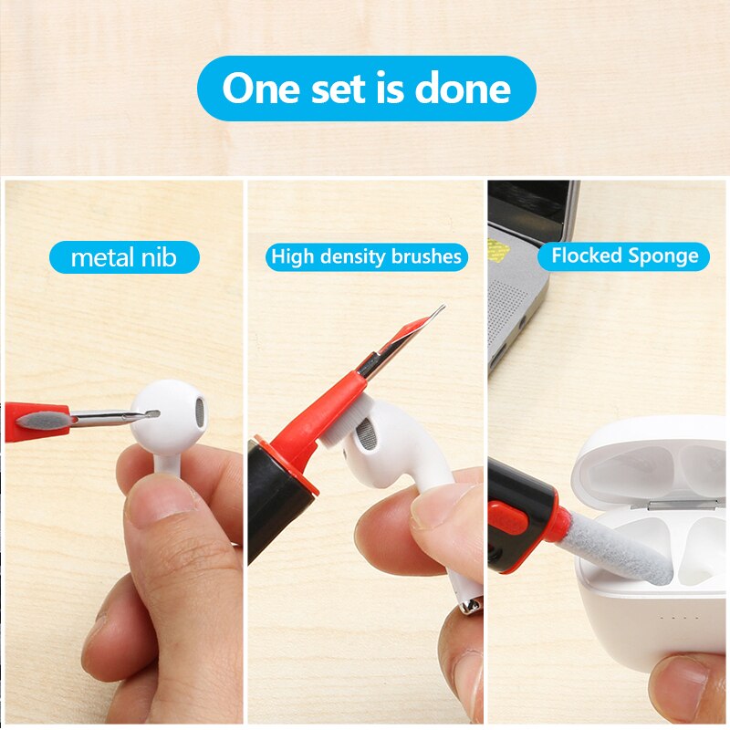 3-in-1 oortelefoonreiniger Bor - Laptop Accessories Cleaning Kit recensie en prijs