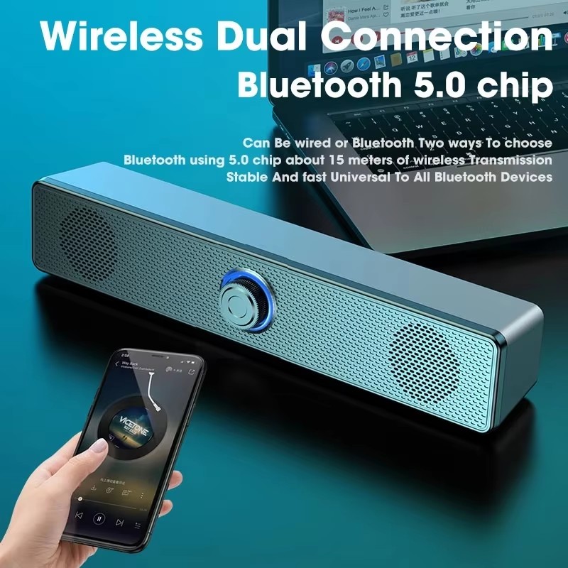 Muziek Soundbar Computer Caixa - Laptop Stand Portable recensie en prijs
