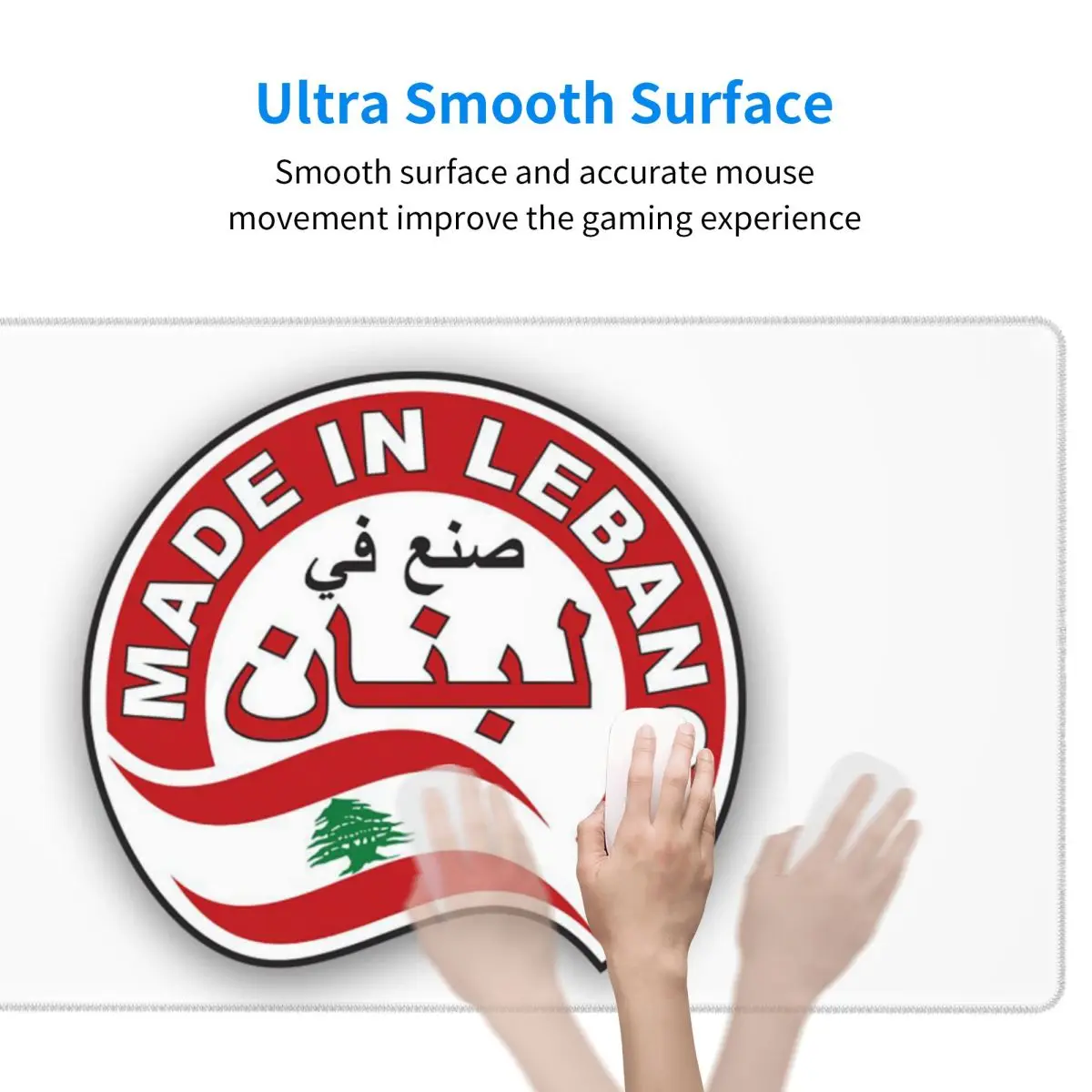 Grote muismat Libanon aquarel  - Laptop Accessories Lebanon recensie en prijs