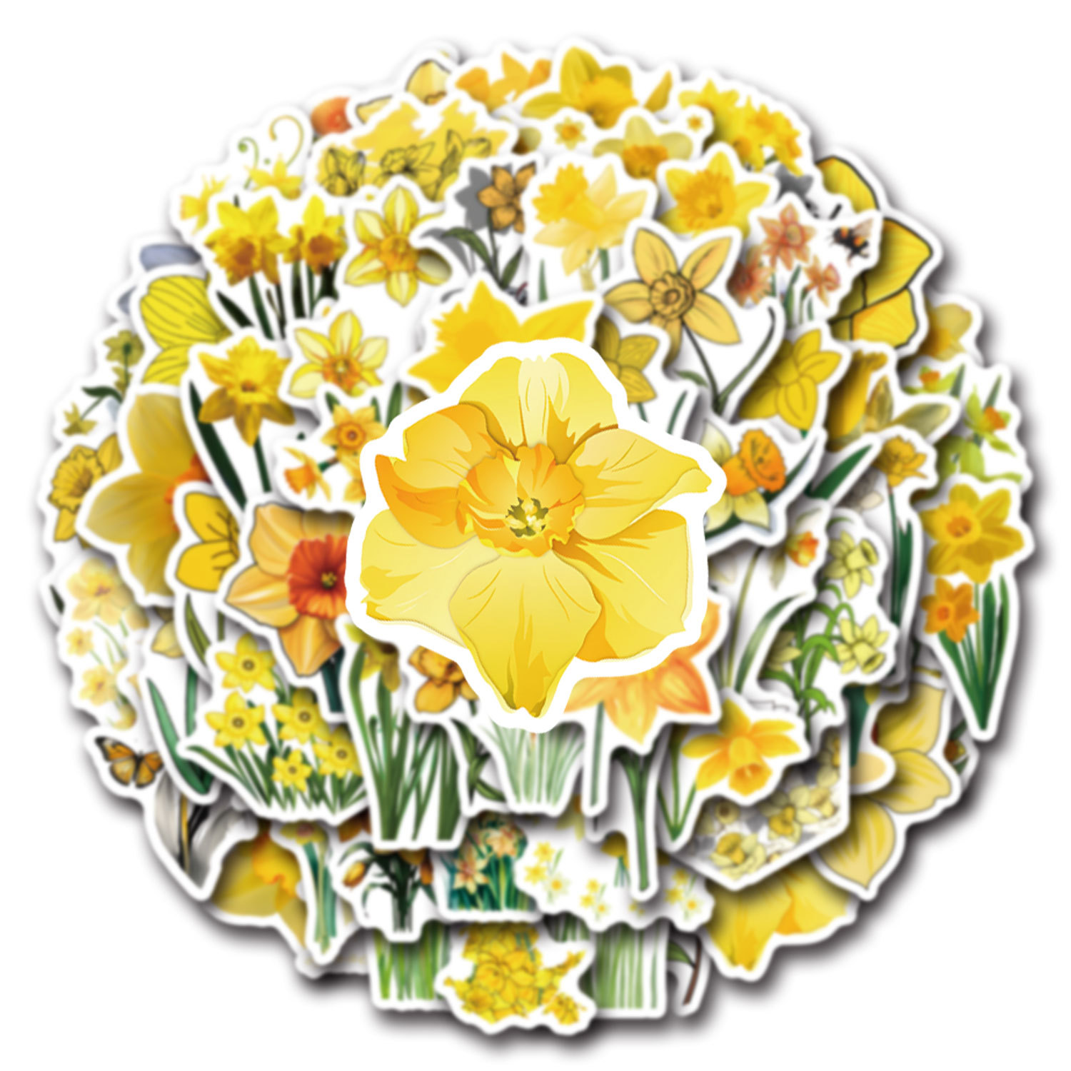 10/30/60 Stuks Narcis Cartoon  - Yellow Laptop Accessories recensie en prijs