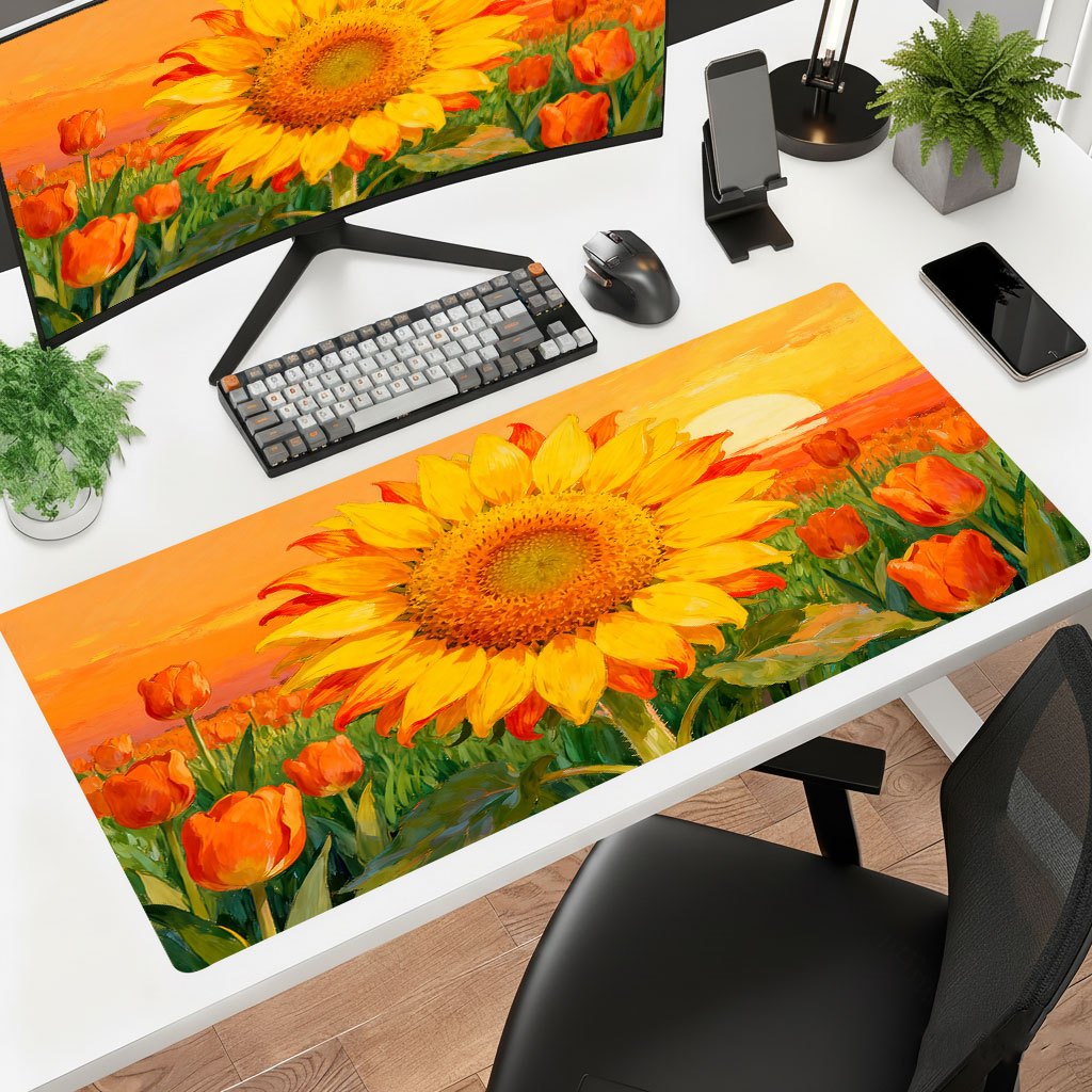 Merk Yellow Sunflower muismat, - Yellow Laptop Accessories recensie en prijs