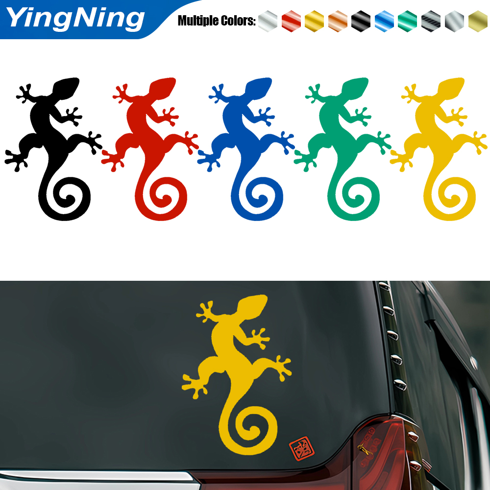 Premium Vinyl Gecko Auto Stick - Yellow Laptop Accessories recensie en prijs