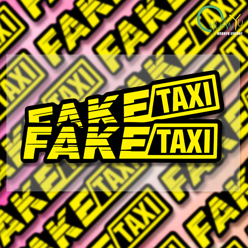 Geel nep taxi logo pvc waterdi - Yellow Laptop Accessories recensie en prijs